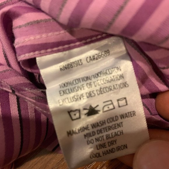 Men’s Robert Graham Striped Button Shirt size XL - Picture 5 of 6